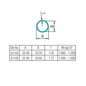 Round Flutted Pipe